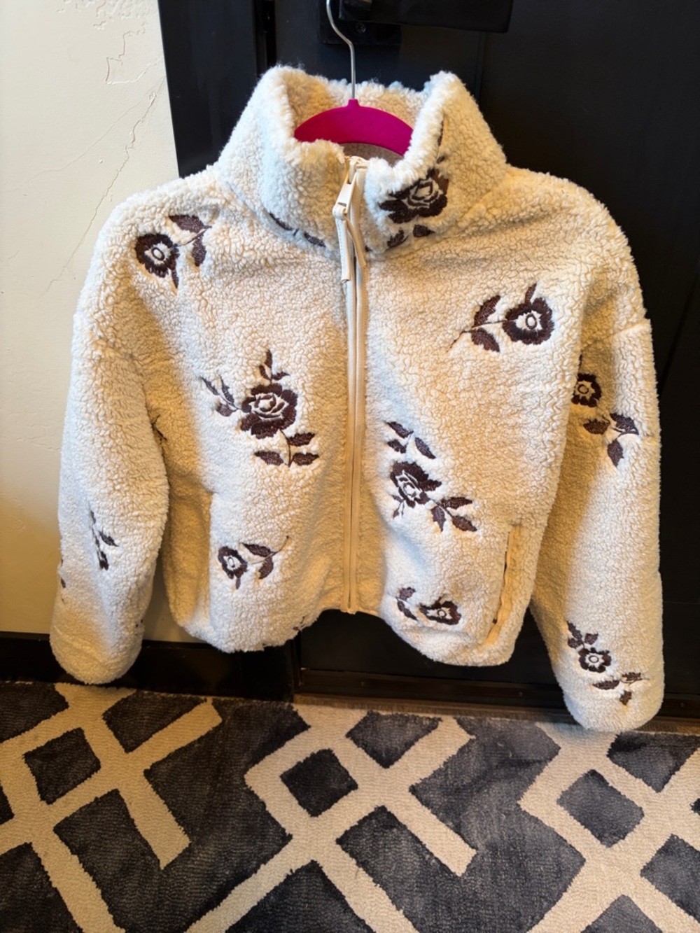 Abercrombie &fitch high pile fleece jacket